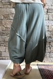 Tasha Cushion Cotton Driftwood Bloom Pant Khaki